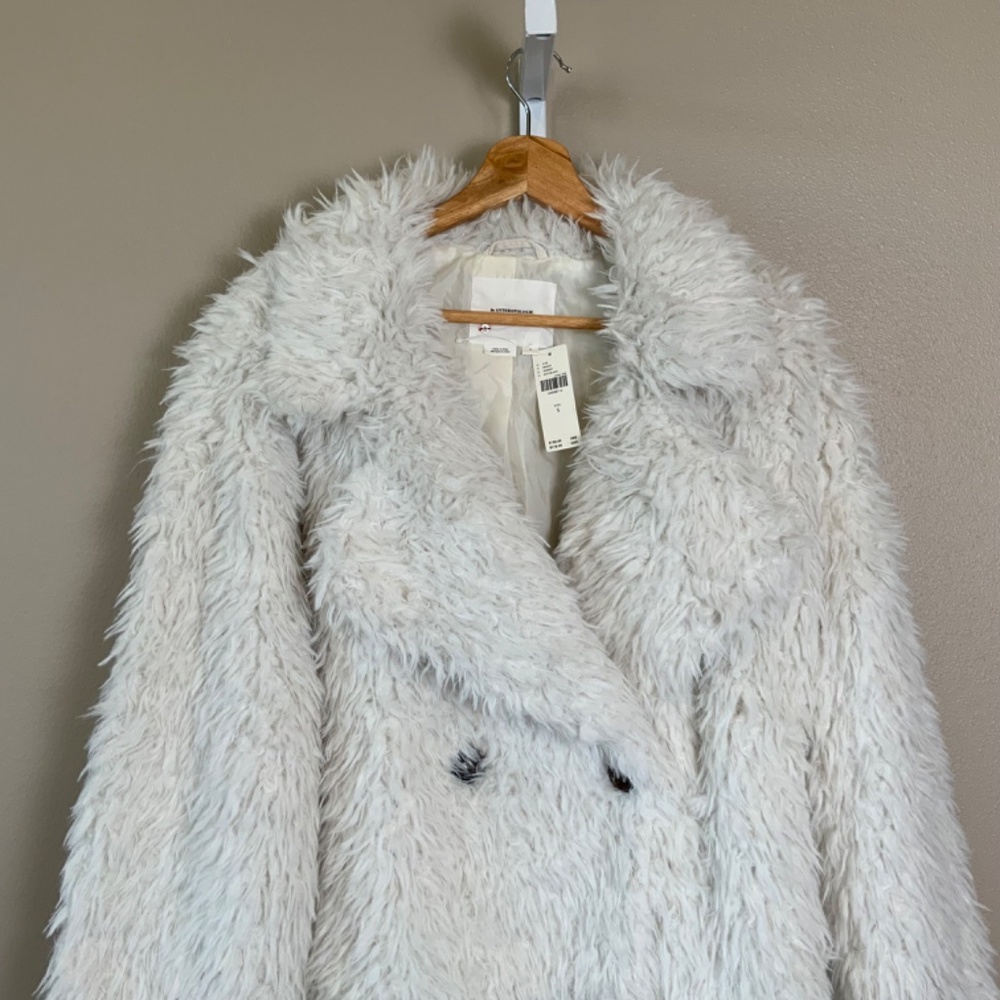 Anthropologie Faux Fur Jacket Coat - Picture 7 of 16